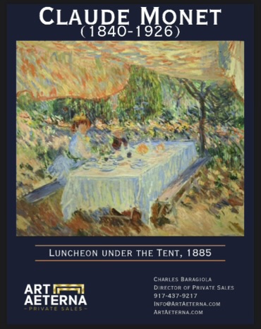 Claude Monet - Luncheon Under The Tent 1885