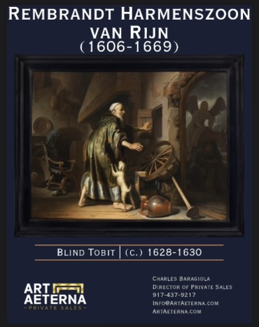 Rembrandt Harmenszoon Van Rijn - Blind Tobit (1628-1630)