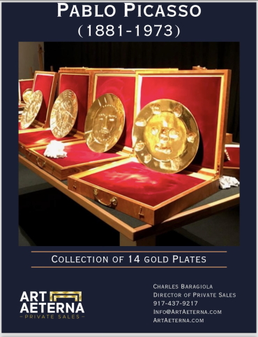 Pablo Picasso (1881-1973) - Collection of 14 Gold Plates